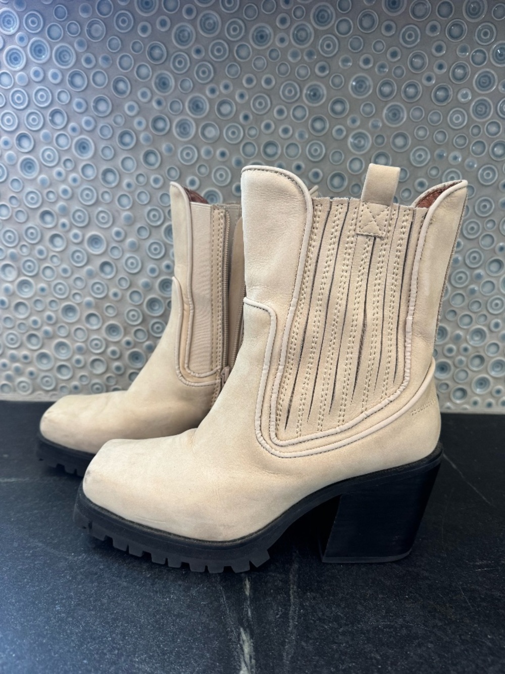 Jeffrey Campbell lug sole boots